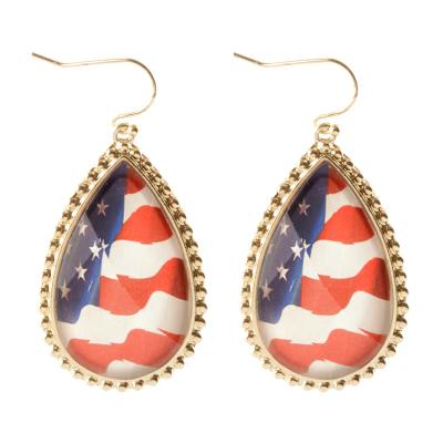 Teardrop Patriot Earrings