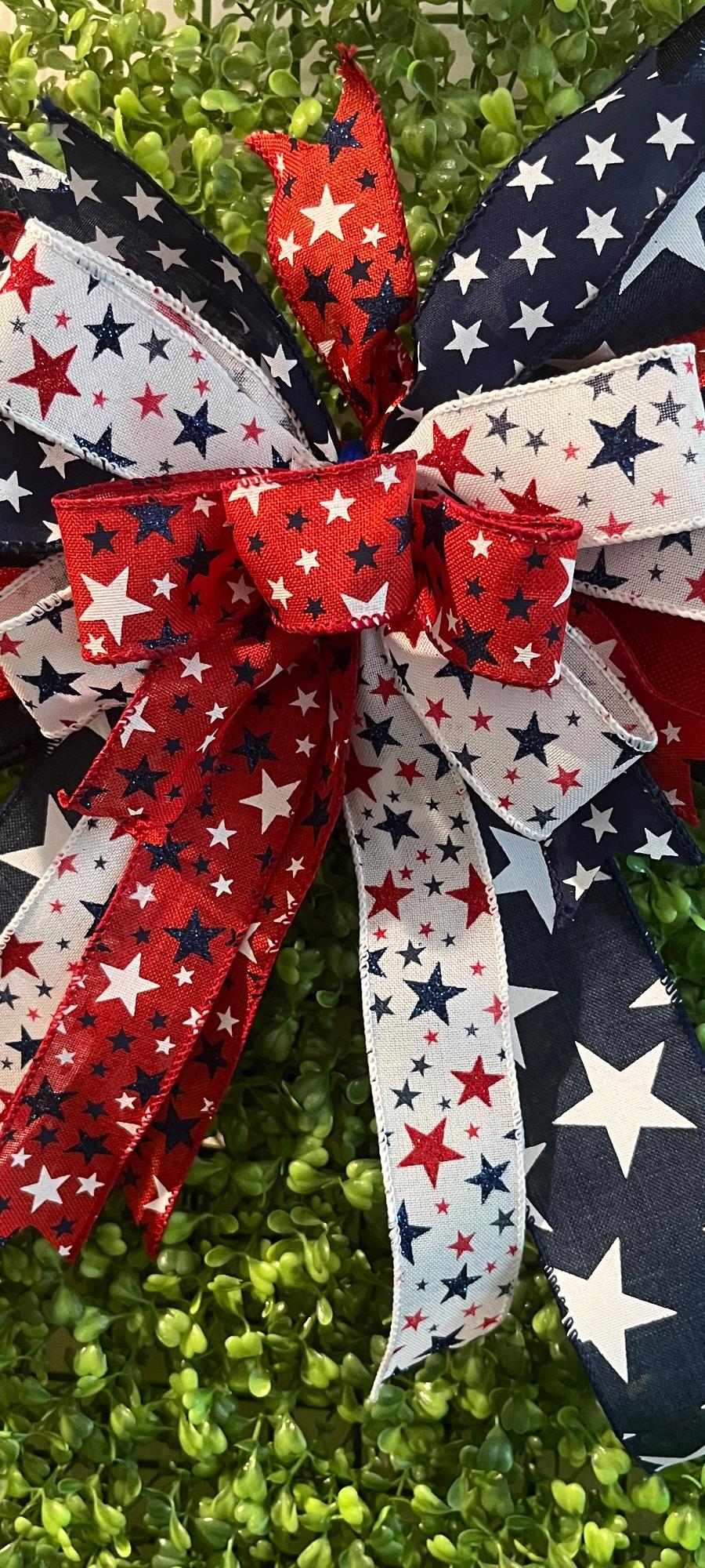 Large Patriotic decorative bow