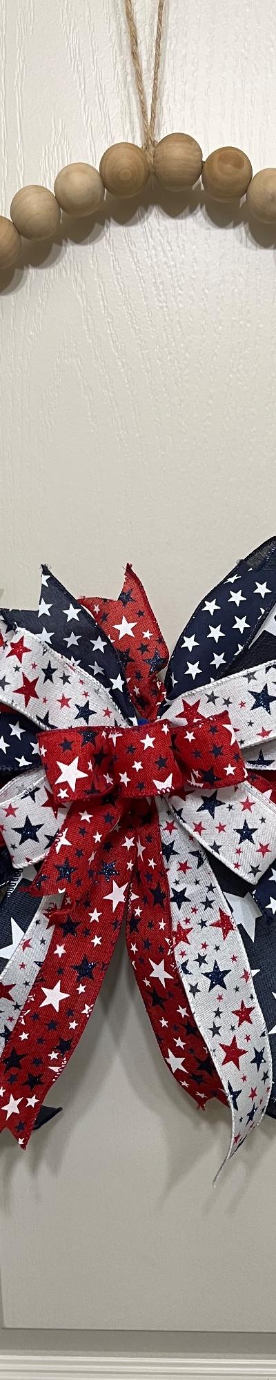 Large Patriotic decorative bow