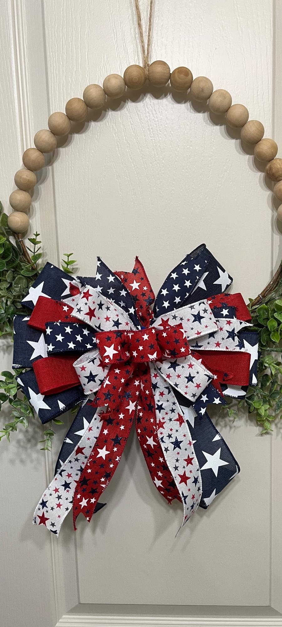 Large Patriotic decorative bow