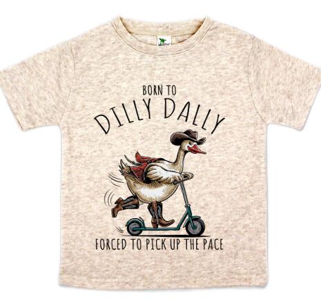 Kids Dilly Dally Goose Tee Humor