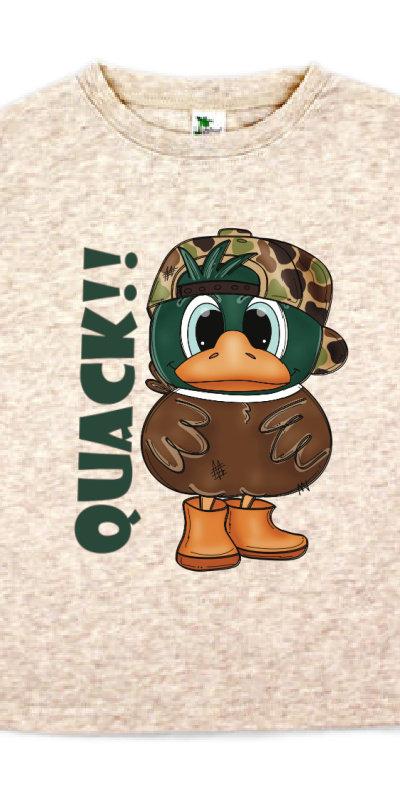 Kids Camo Duck Tee Humor