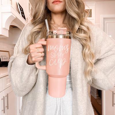Mom's Sippy Cup Tumbler
