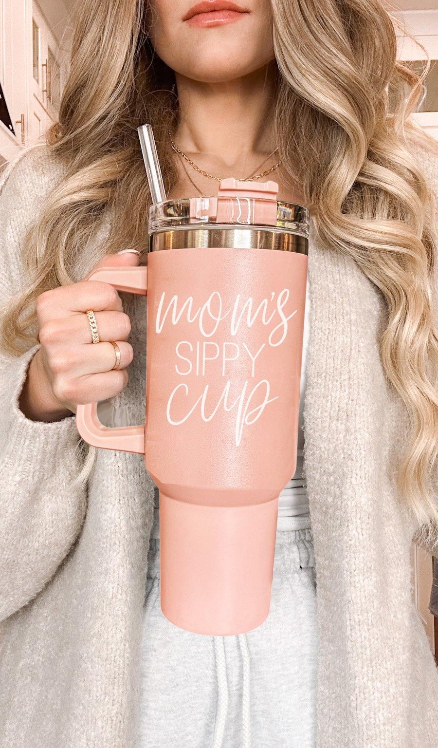 Mom's Sippy Cup Tumbler