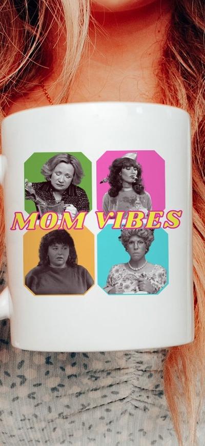 Mom Vibes 90's Shows Coffee Mug
