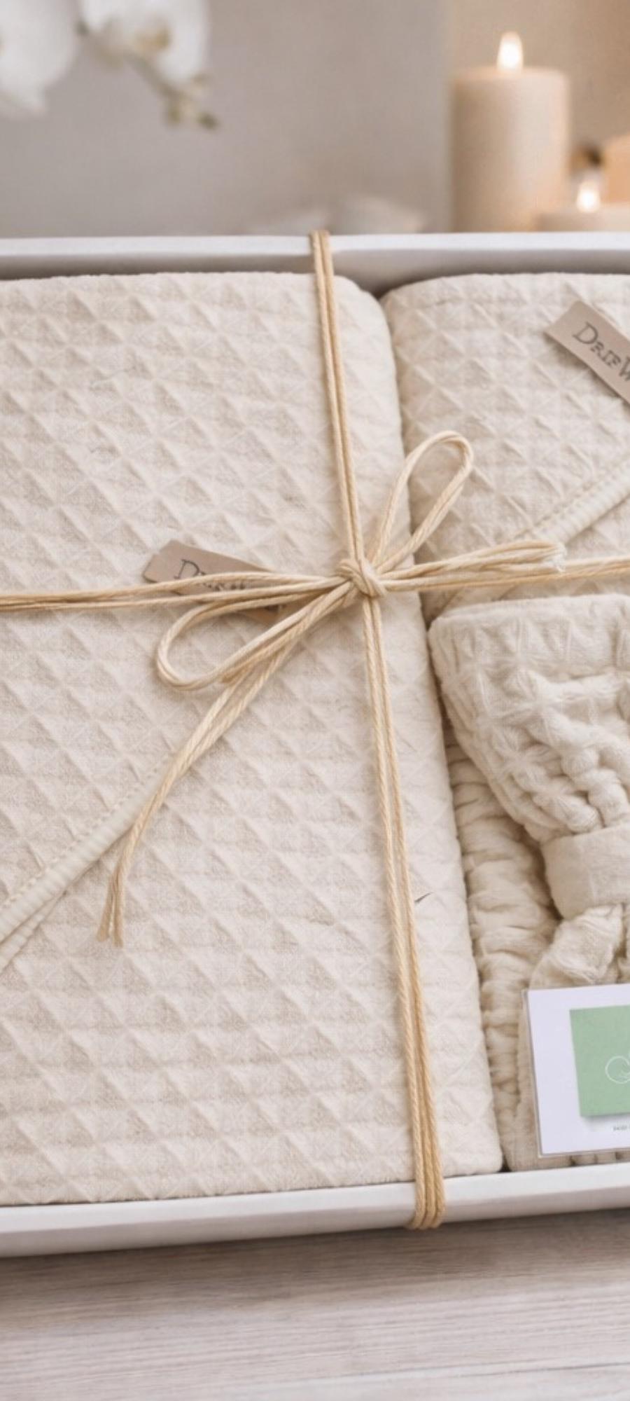 Beige Towel Gift Box