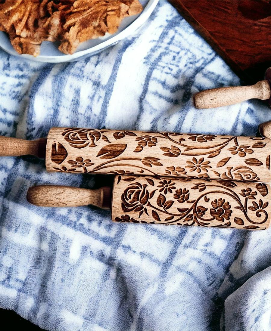 Floral Style Rolling Pin