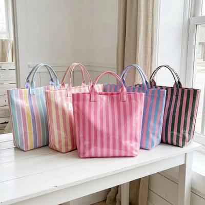 Striped Tote Bag