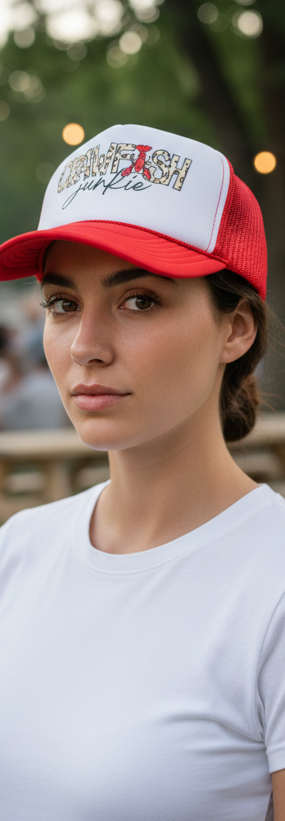 Crawfish Junkie Foam Trucker