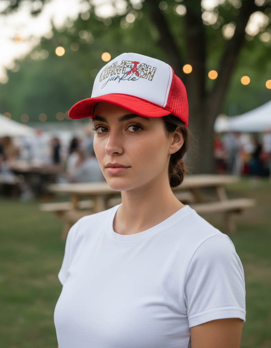 Crawfish Junkie Foam Trucker