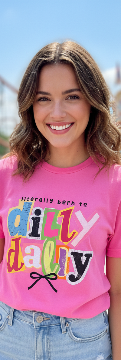 Pink Silly Dally Tee
