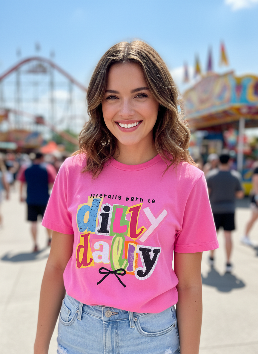 Pink Silly Dally Tee