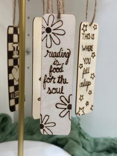 Wood Burned Bookmarks