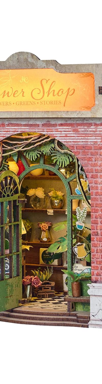 Diy Book Nook: Rustic Flower Shop