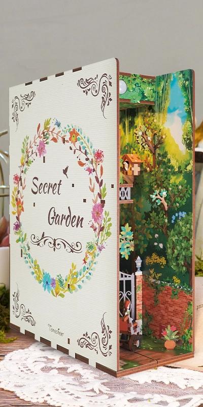 Diy Book Nook: Secret Garden