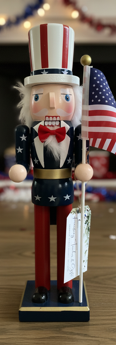Patriotic Fourth of July Nutcracker