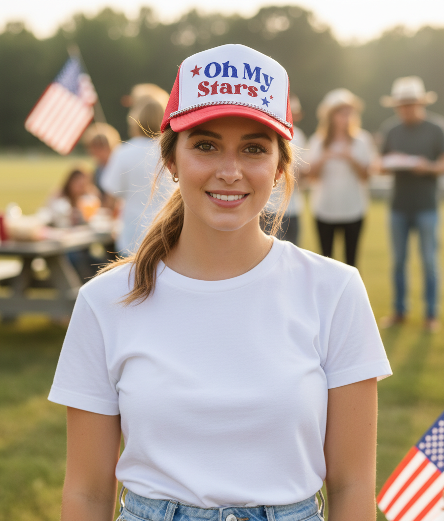 Trucker Cap  “Oh My Stars” 
