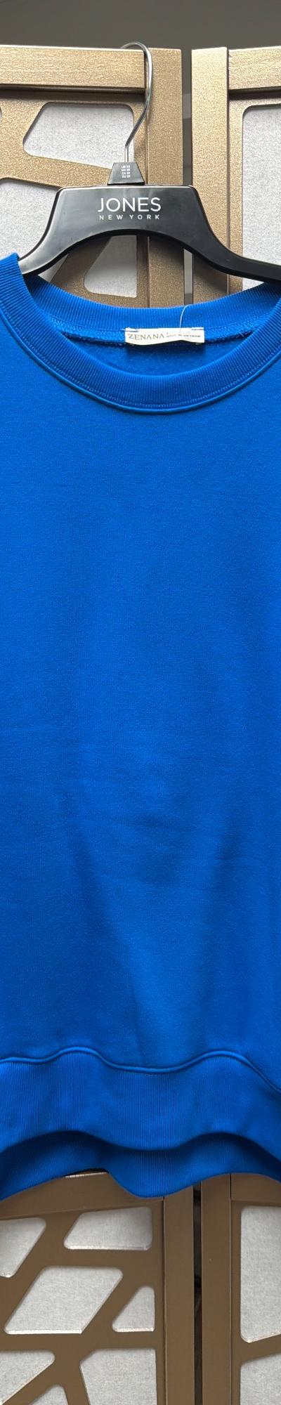 Blue crew neck 