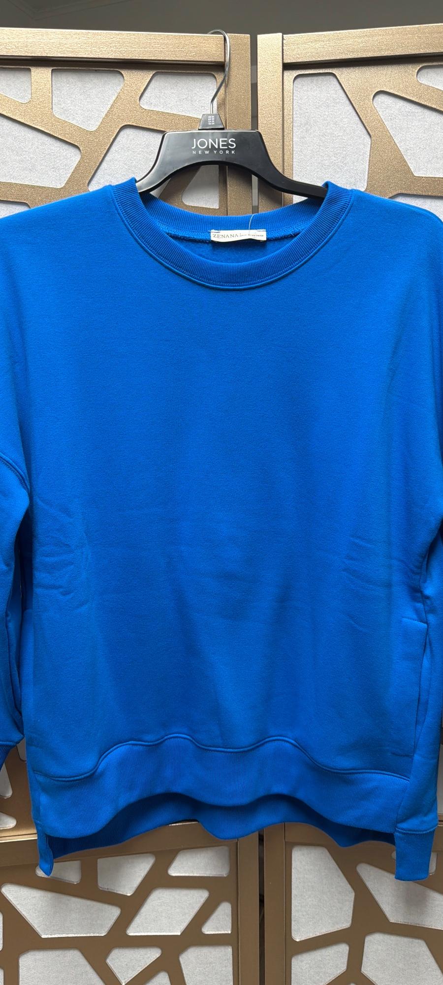 Blue crew neck 