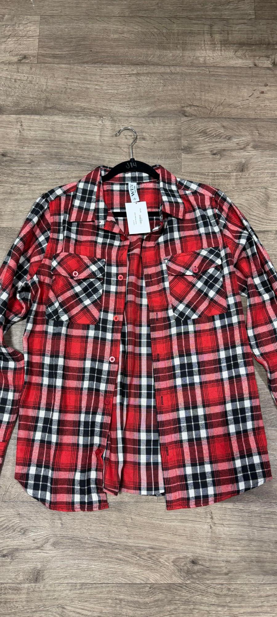 Flannel Red Black