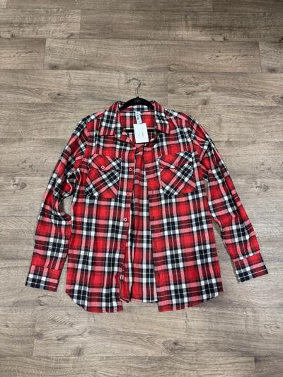 Flannel Red Black