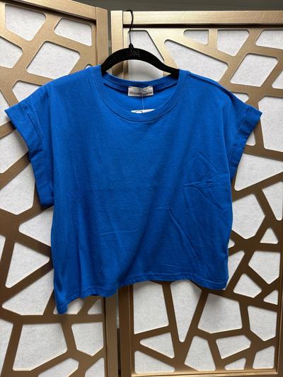Blue Cropped t-shirt