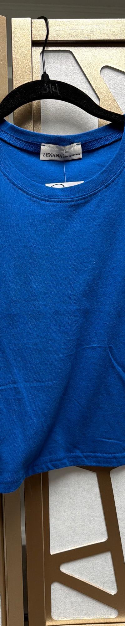 Blue Cropped t-shirt