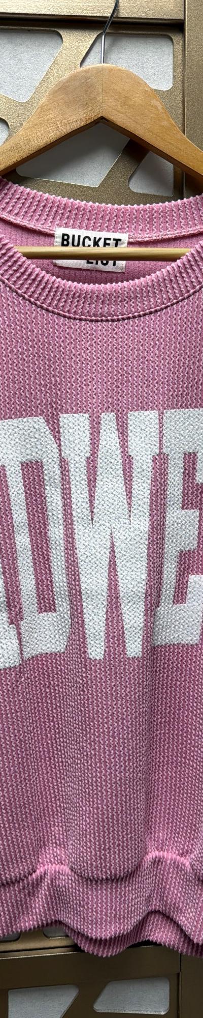 Pink Midwest sweater 