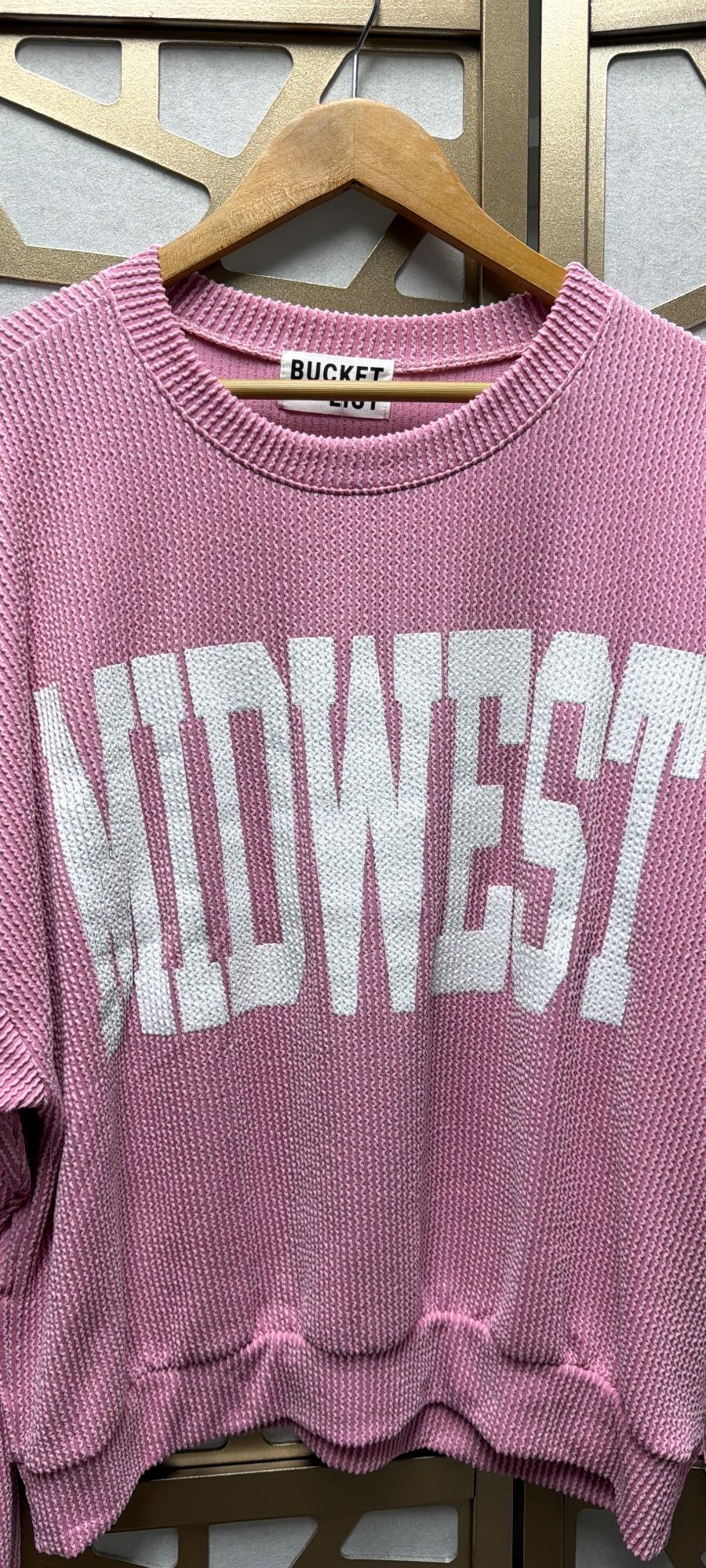 Pink Midwest sweater 