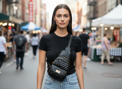 Faux Leather Crossbody