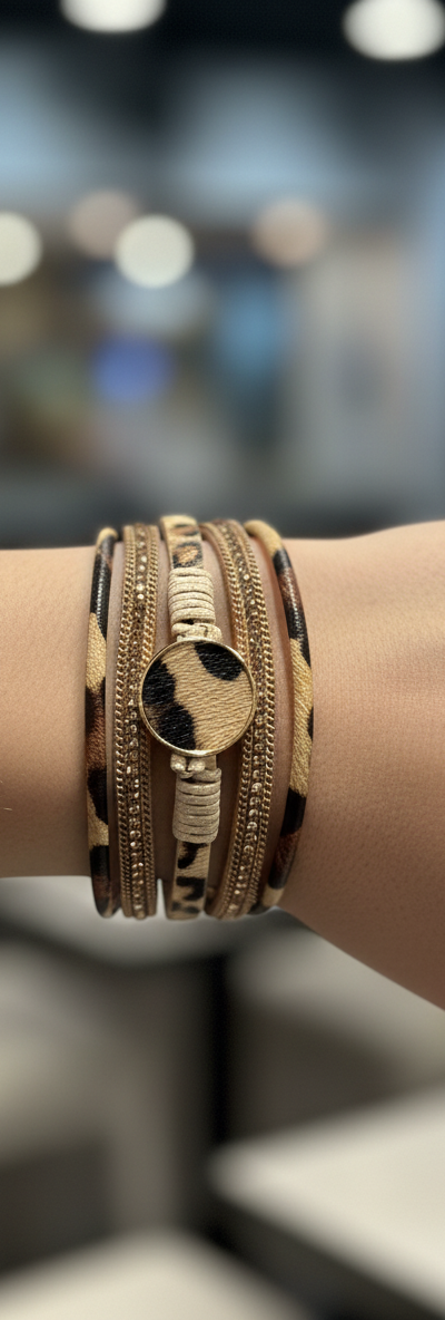 Leopard Multi-Layer Bracelet 