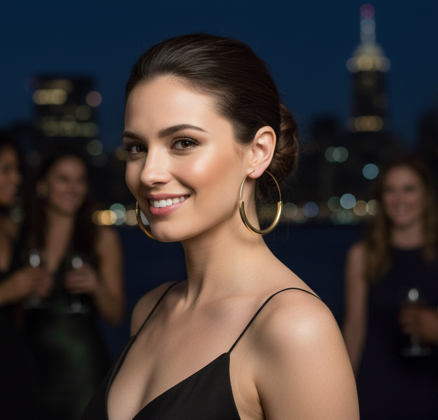Large Hoop Earrings 
