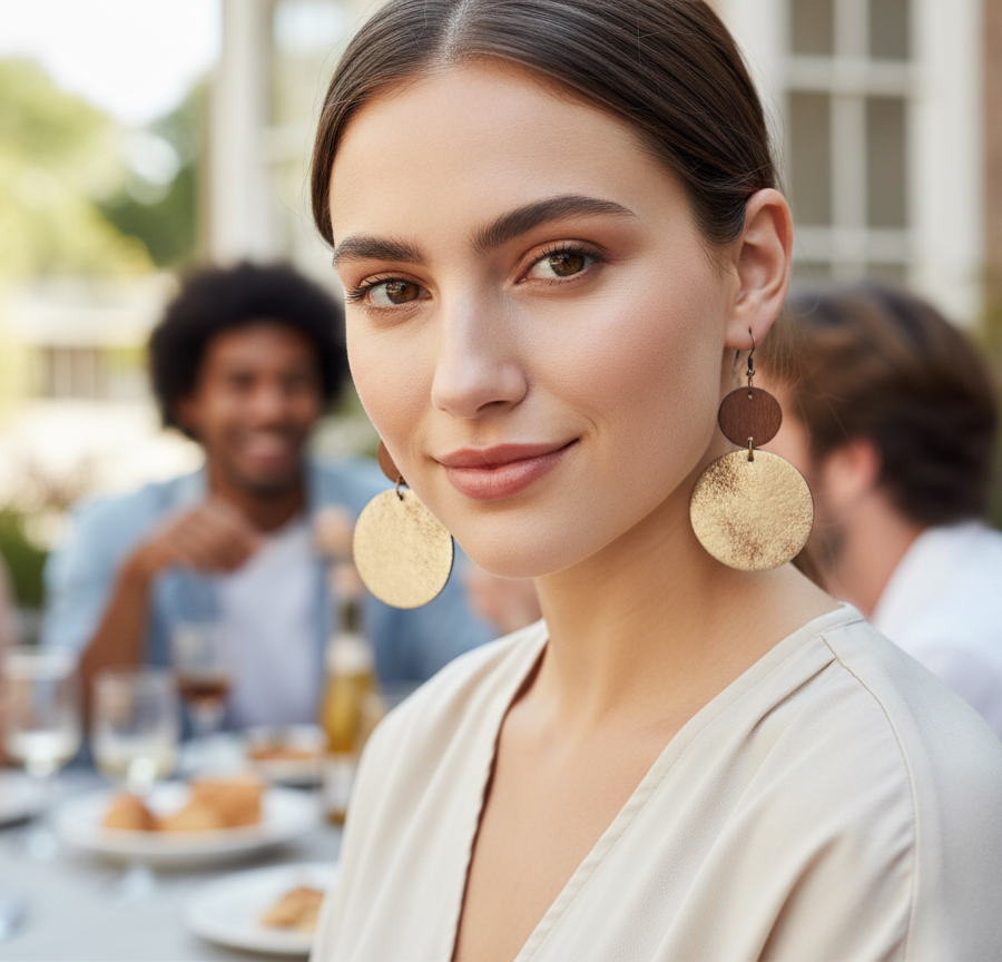 Shimmery Earrings