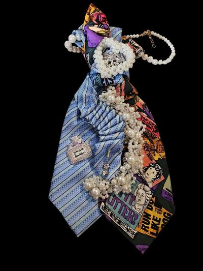 Upcycled Necktie Necklace
