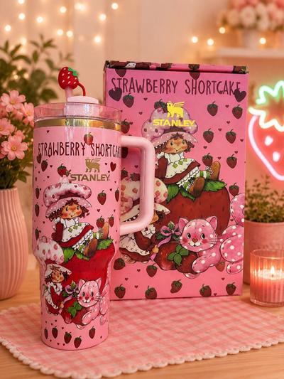 strawberry short cake tumbler