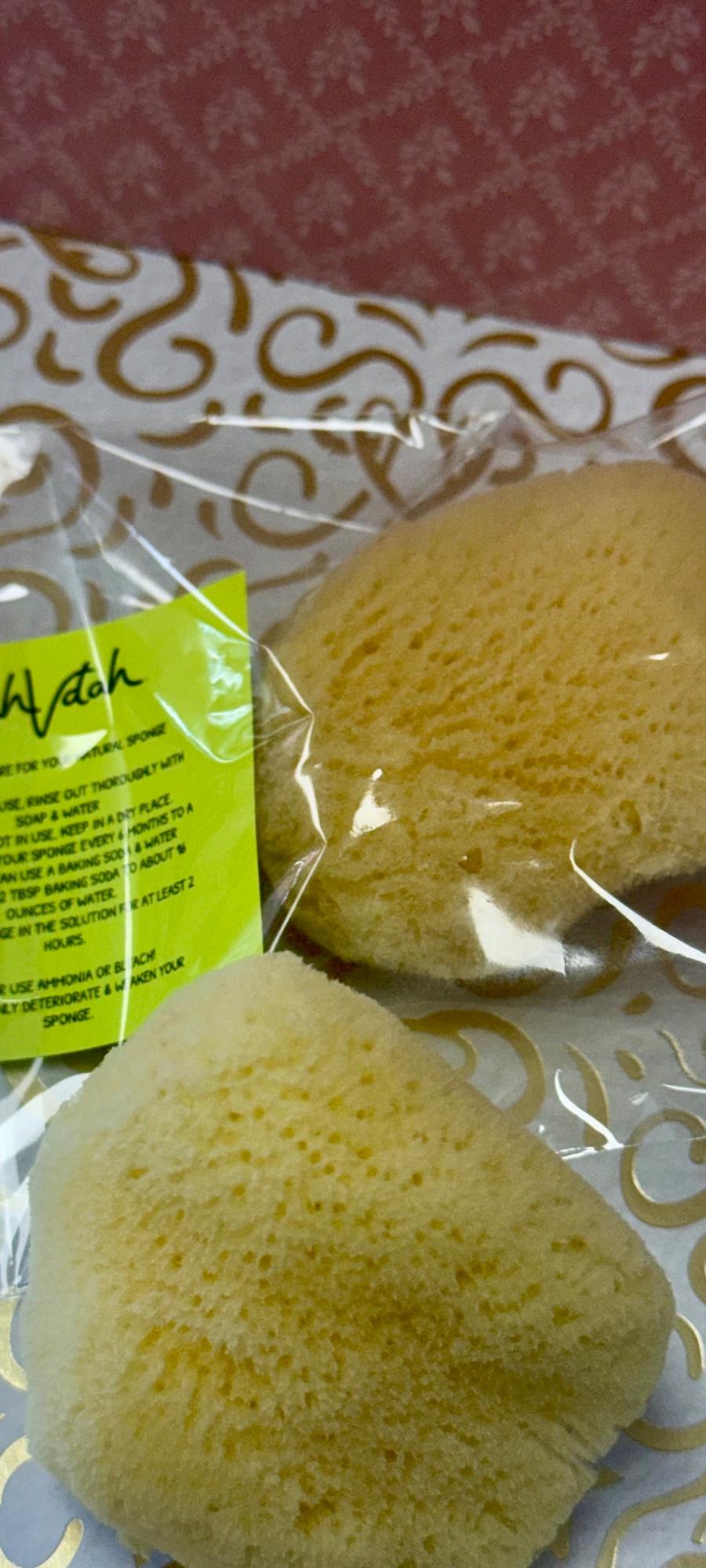 Sea sponge for face