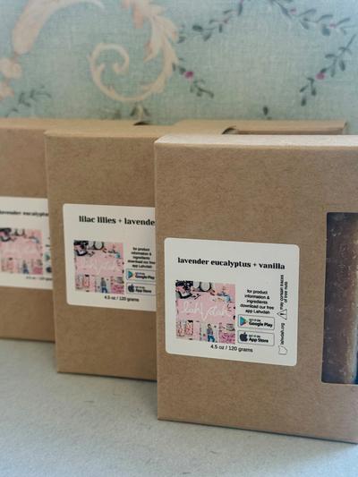 Fresh homemade soap
