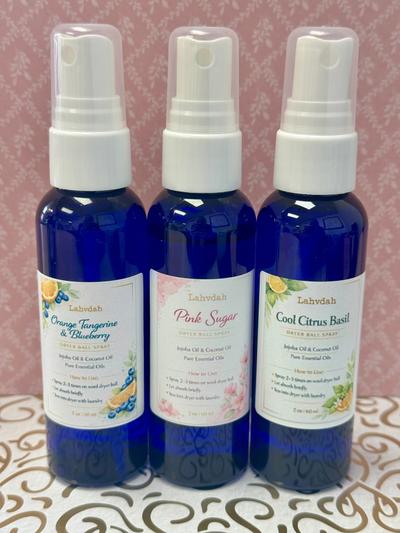 Dryer ball spray