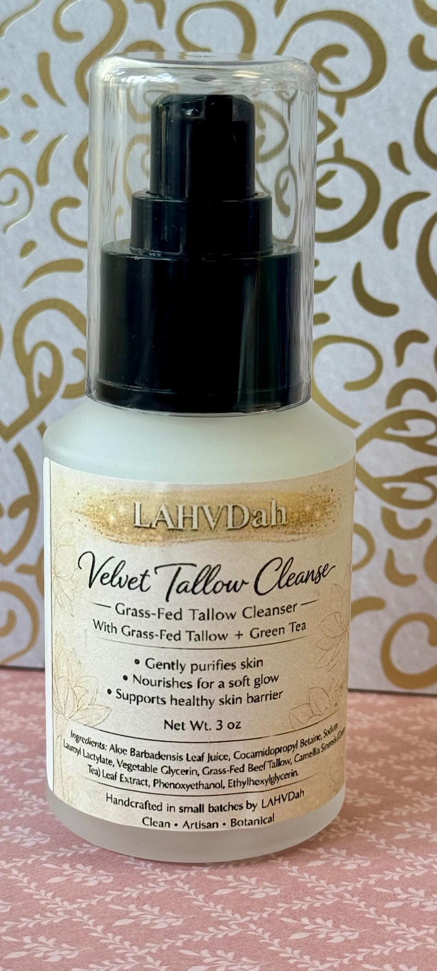 lahvdah velvet face cleanser 