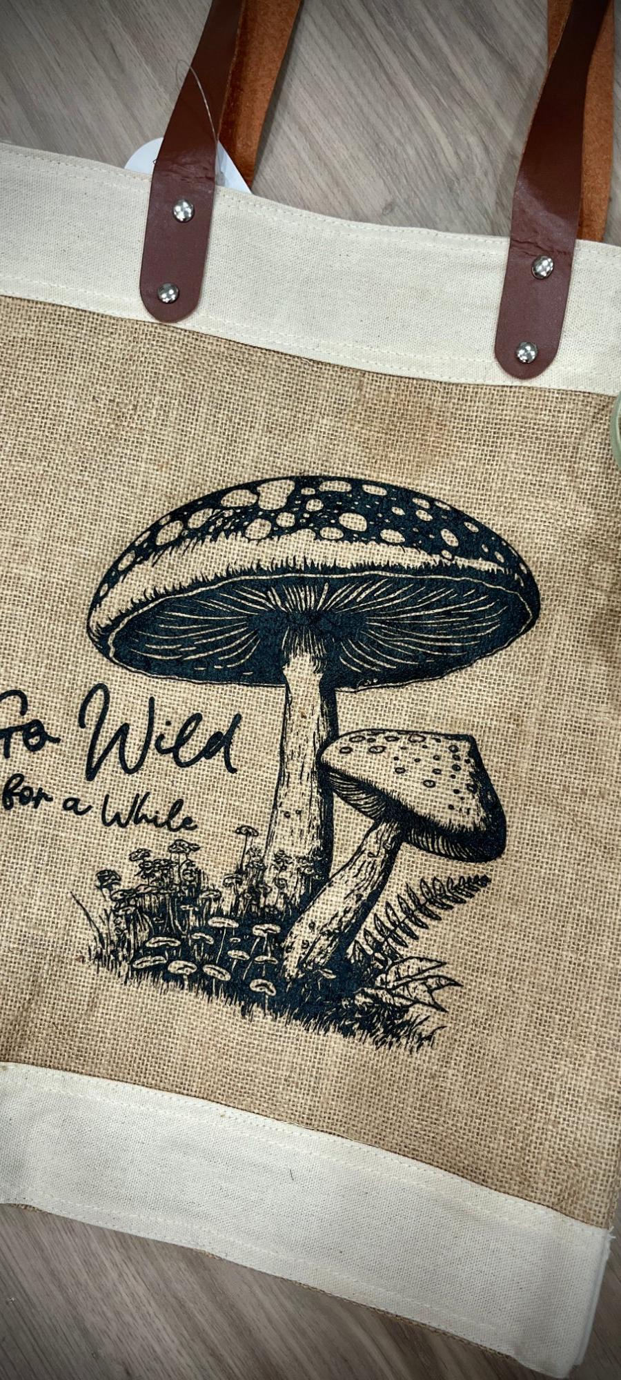 Go Wild For A While Jute Tote