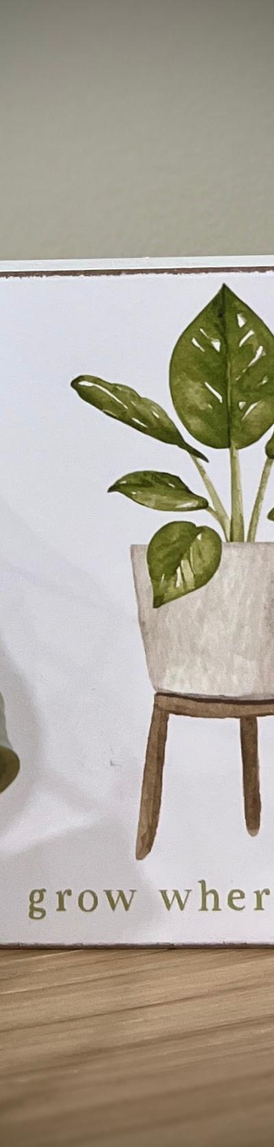Plant Saying Plaques
