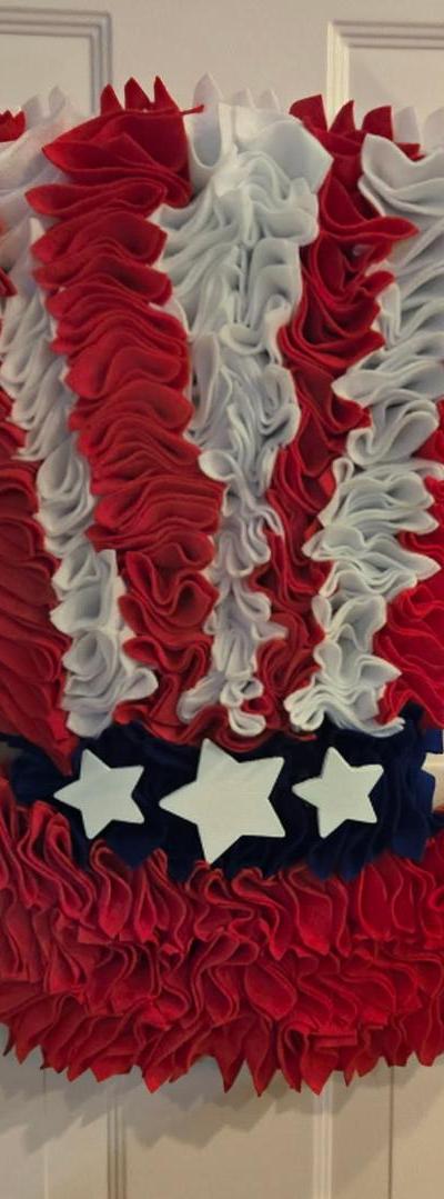 Patriotic Hat Wreath