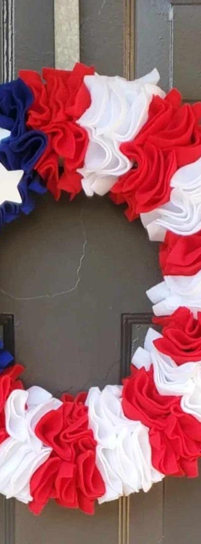 Patriotic Circle Wreath