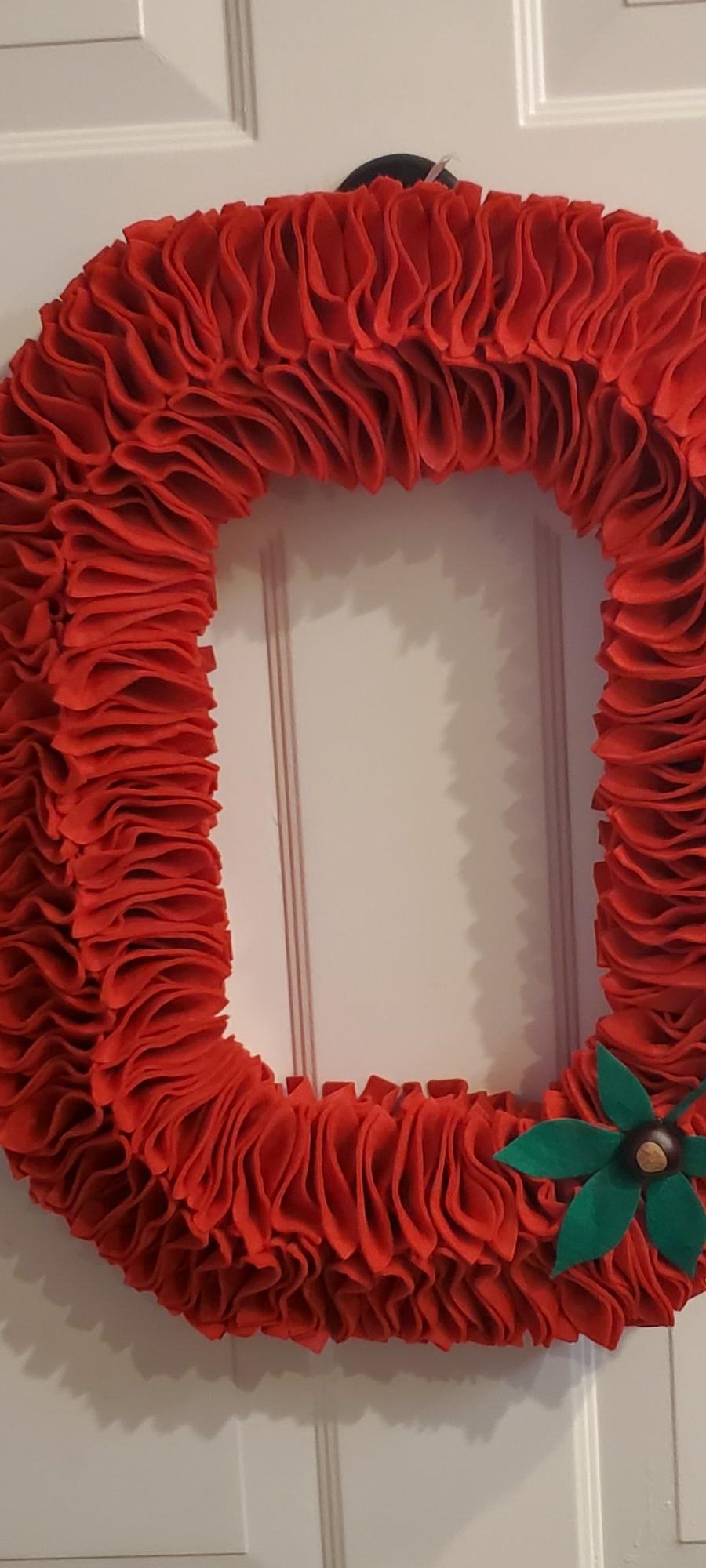 Licensed Block O Wreath 