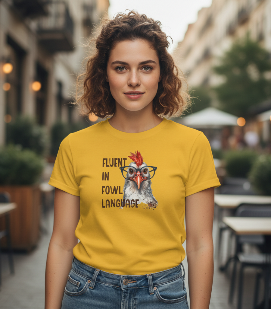 Graphic Tee - Fowl Language