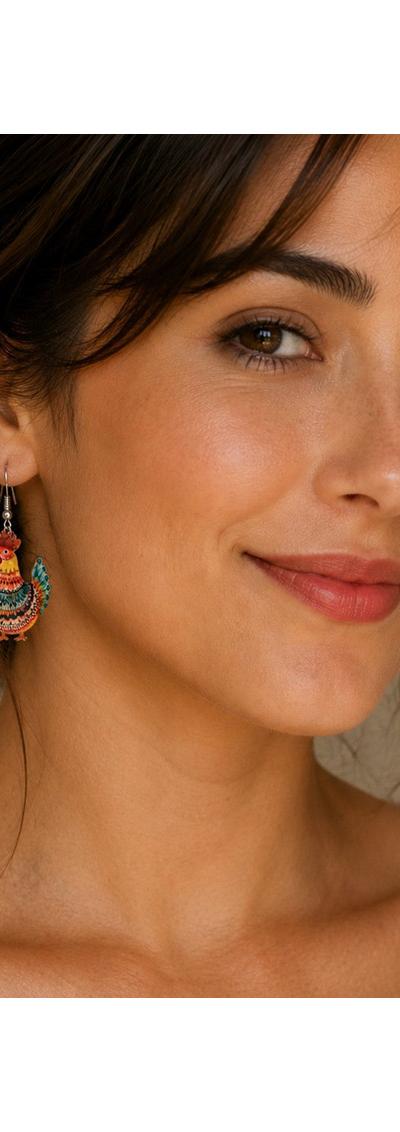 Danglers - Folk Art Rooster