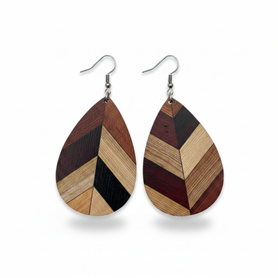 Danglers - Chevron Teardrop
