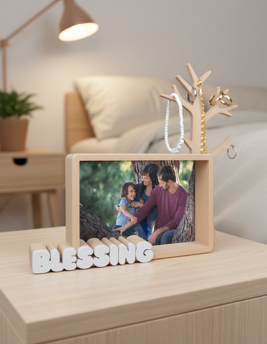 Photo Frame and Jewelry Holder 