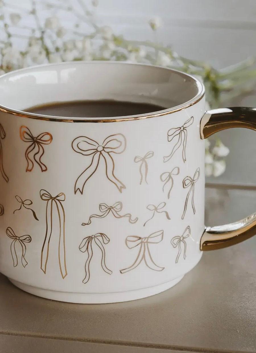 Golden Bow Coffee Mug