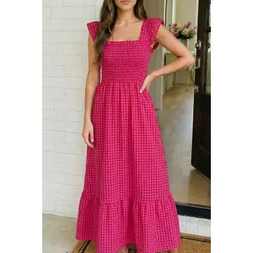 Plaid Fit and Flare Sundress